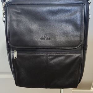 Mint Condition, Danier Black Leather Laptop Bag.